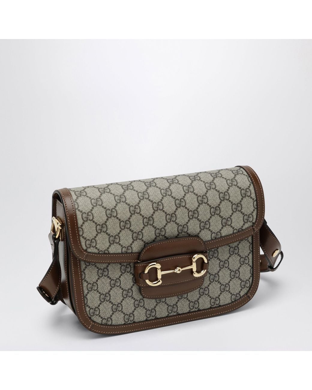 Gucci Natural Medium Horsebit 1955 Shoulder Bag