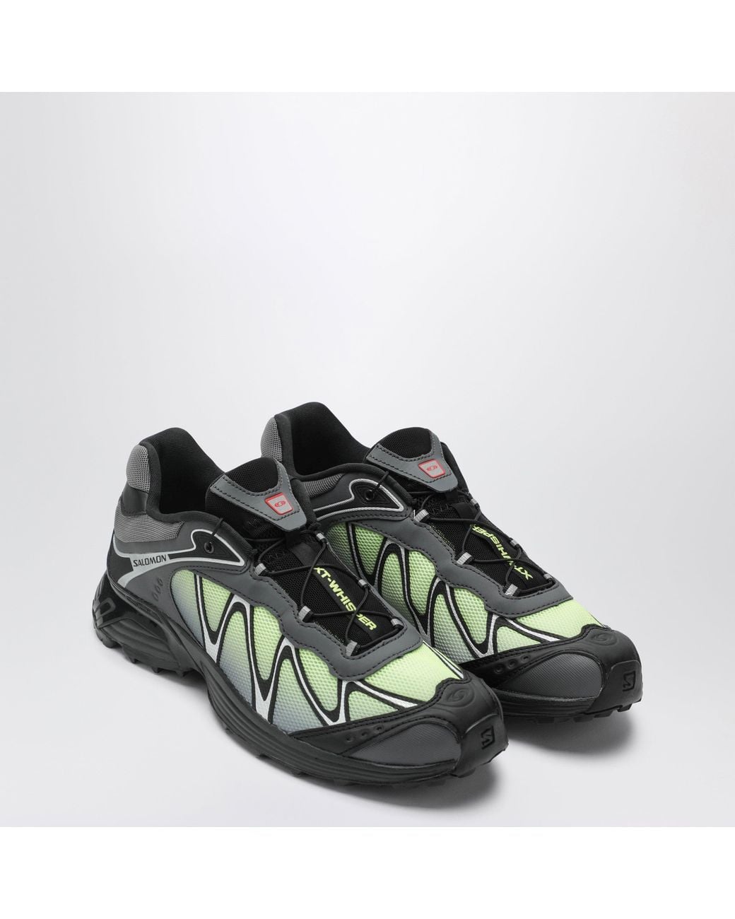 Salomon Black Xtwhisper/Asphalt/Acid Lime Sneakers for men