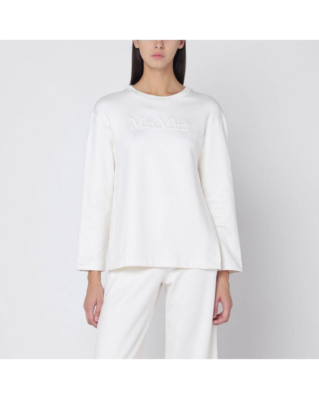 Max Mara White Sweatshirt