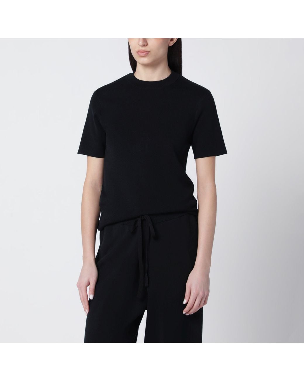 Entire studios Black Cotton T-Shirt