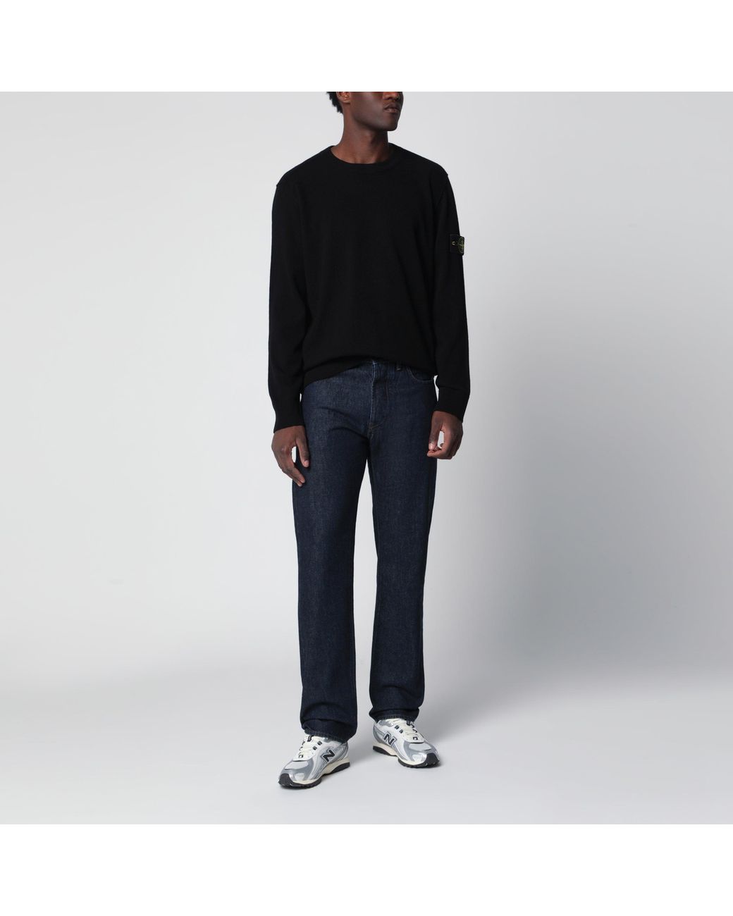 Stone Island Blue Regular Straight Jeans for men