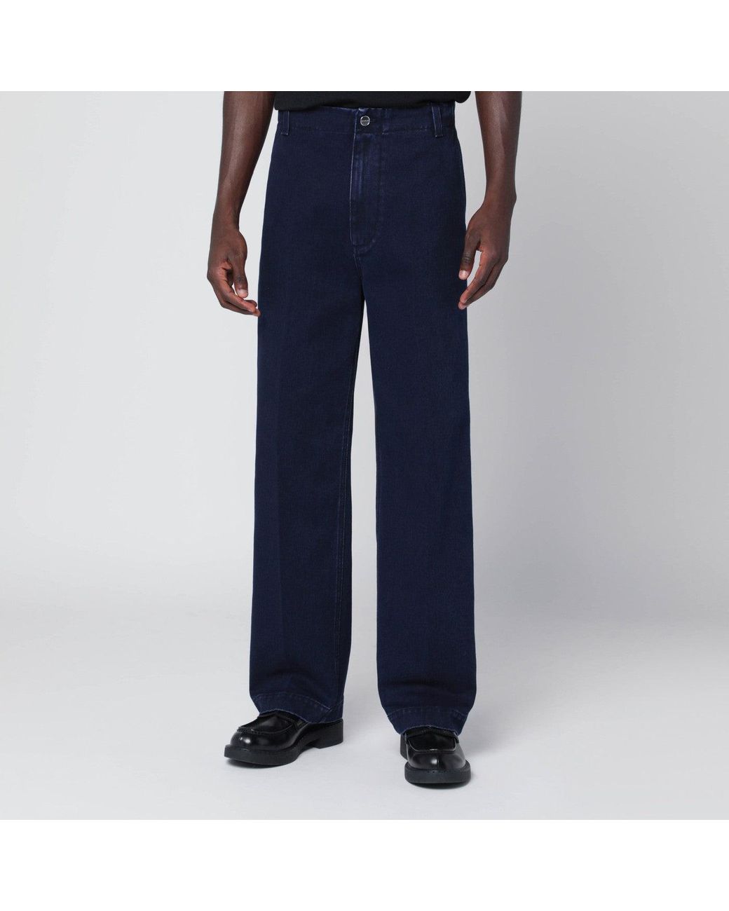 Gucci Blue Dark Washed Denim Trousers for men