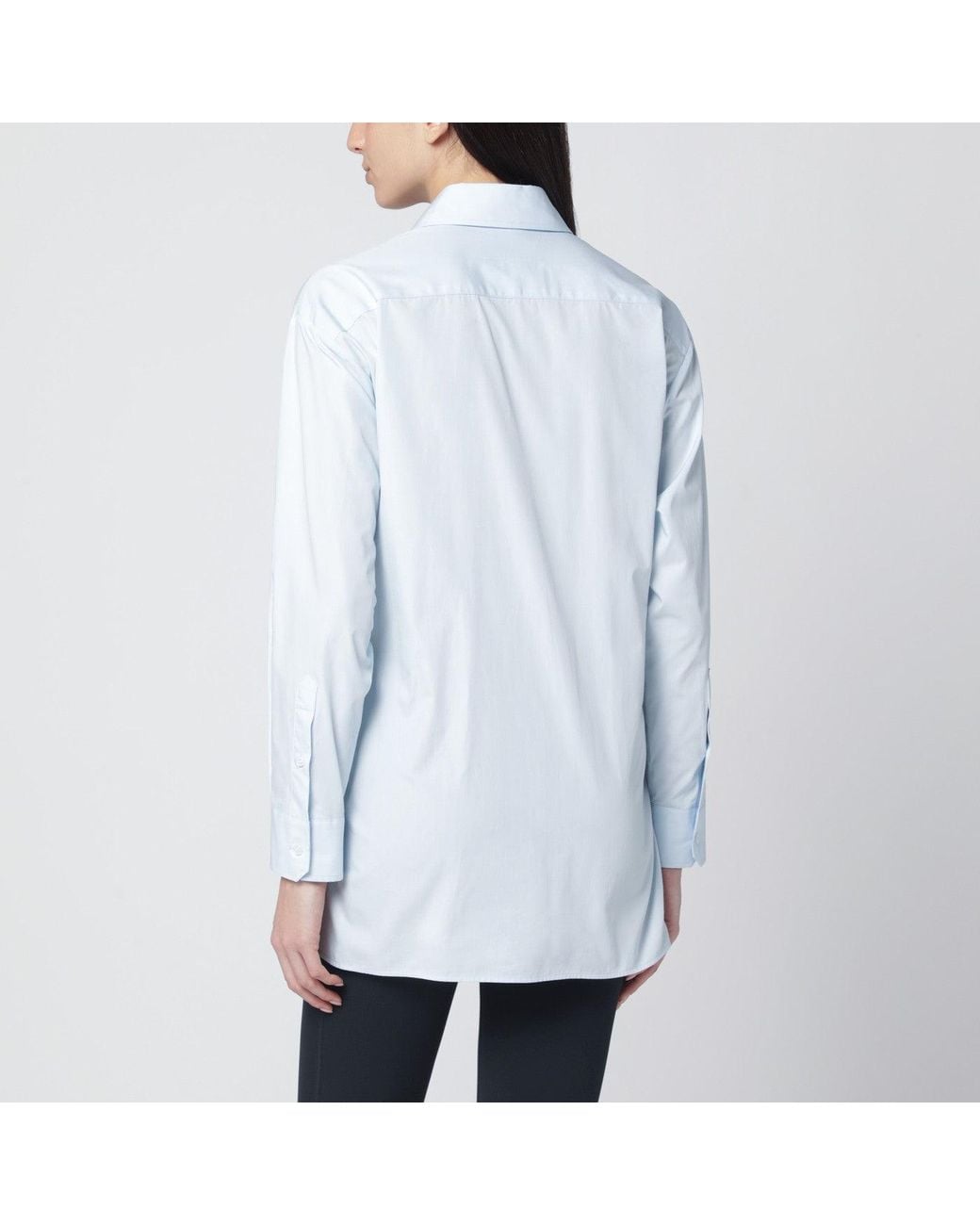 MM6 by Maison Margiela White Cotton Shirt With Gloves