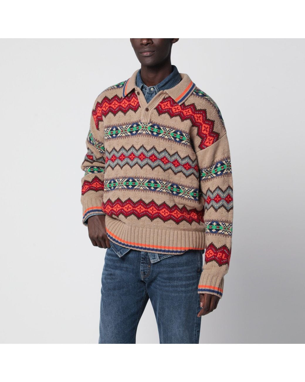 Polo Ralph Lauren Multicolored Fair Isle Sweater for men
