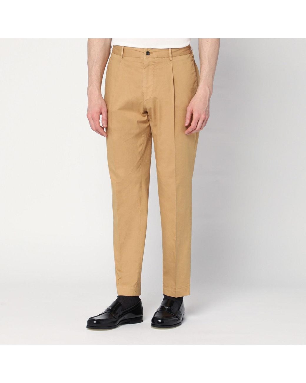 Santaniello Natural Cotton Trousers for men