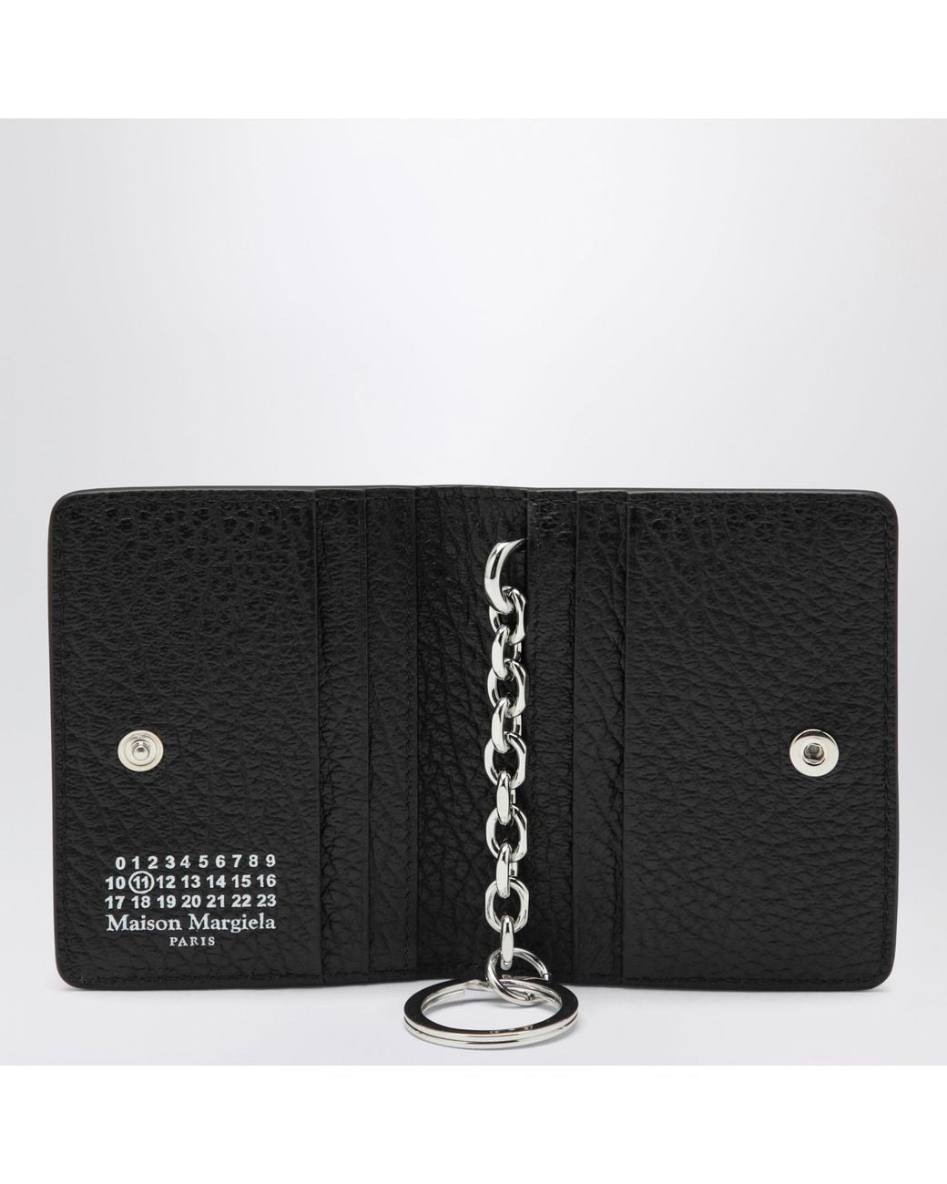 Maison Margiela Black Wallet With Key Holder for men