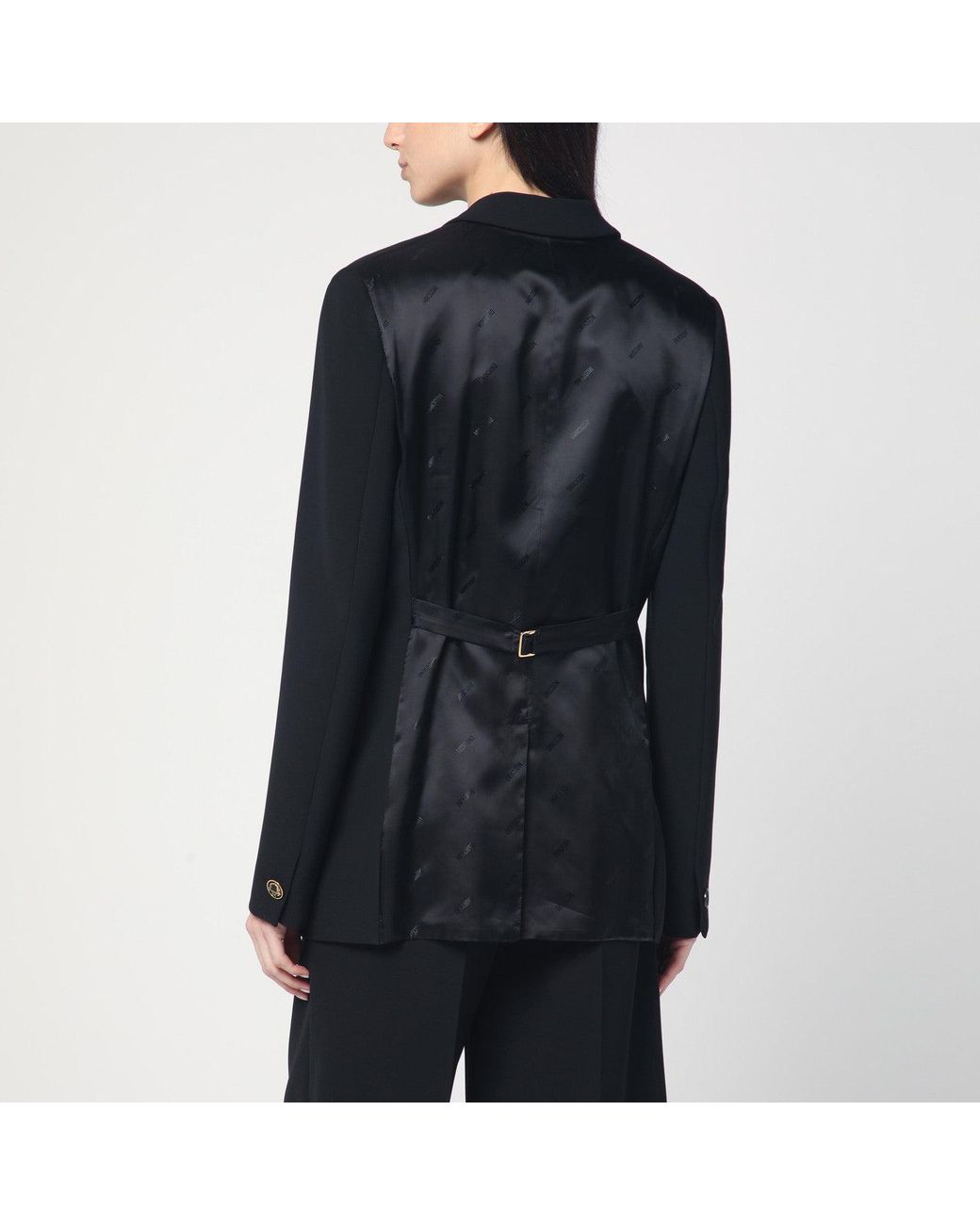 Moschino Black Single-breasted Jacket