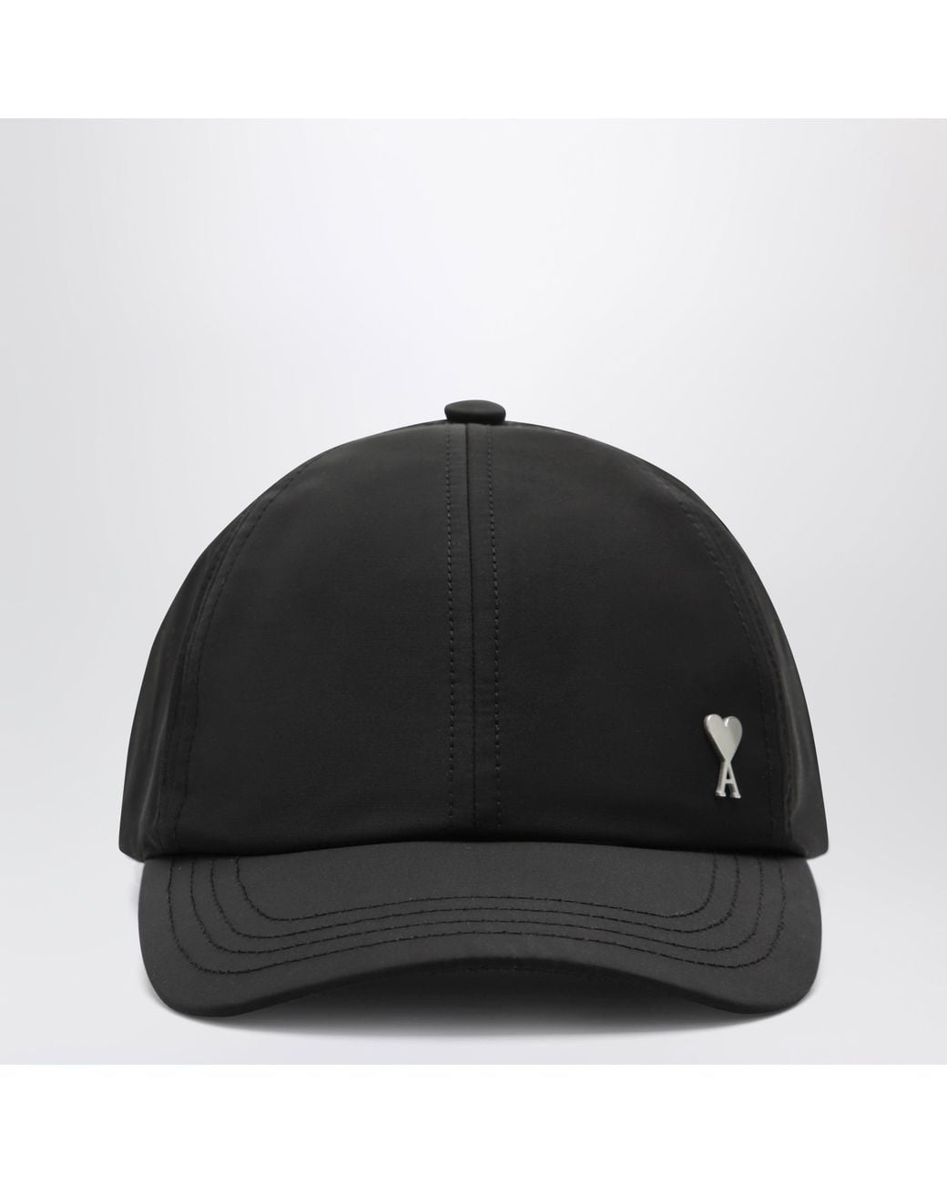 AMI Black Ami De Coeur Baseball Cap for men