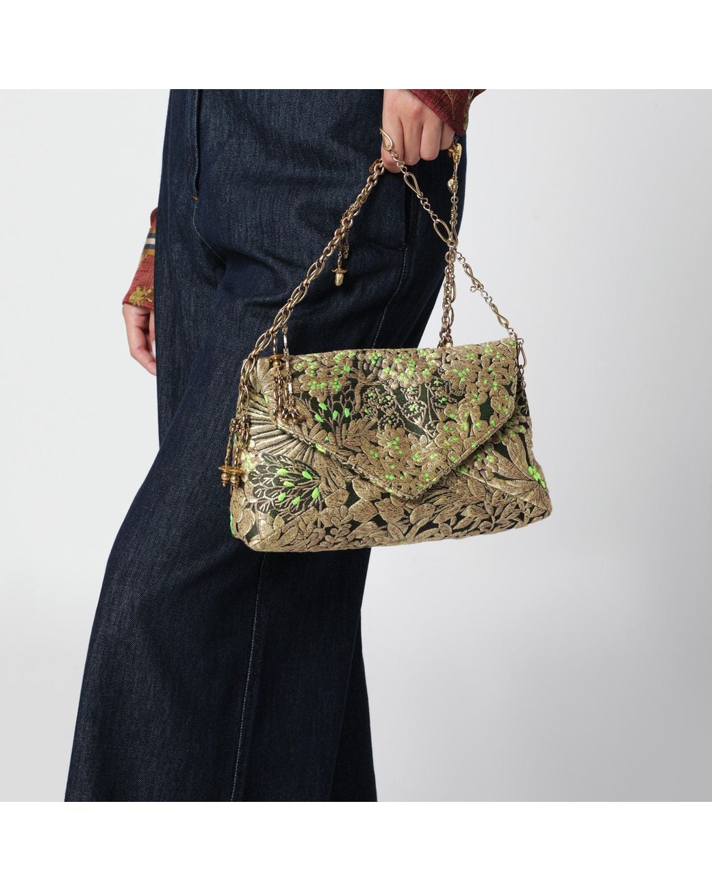 Borsa di Dries Van Noten in Metallic