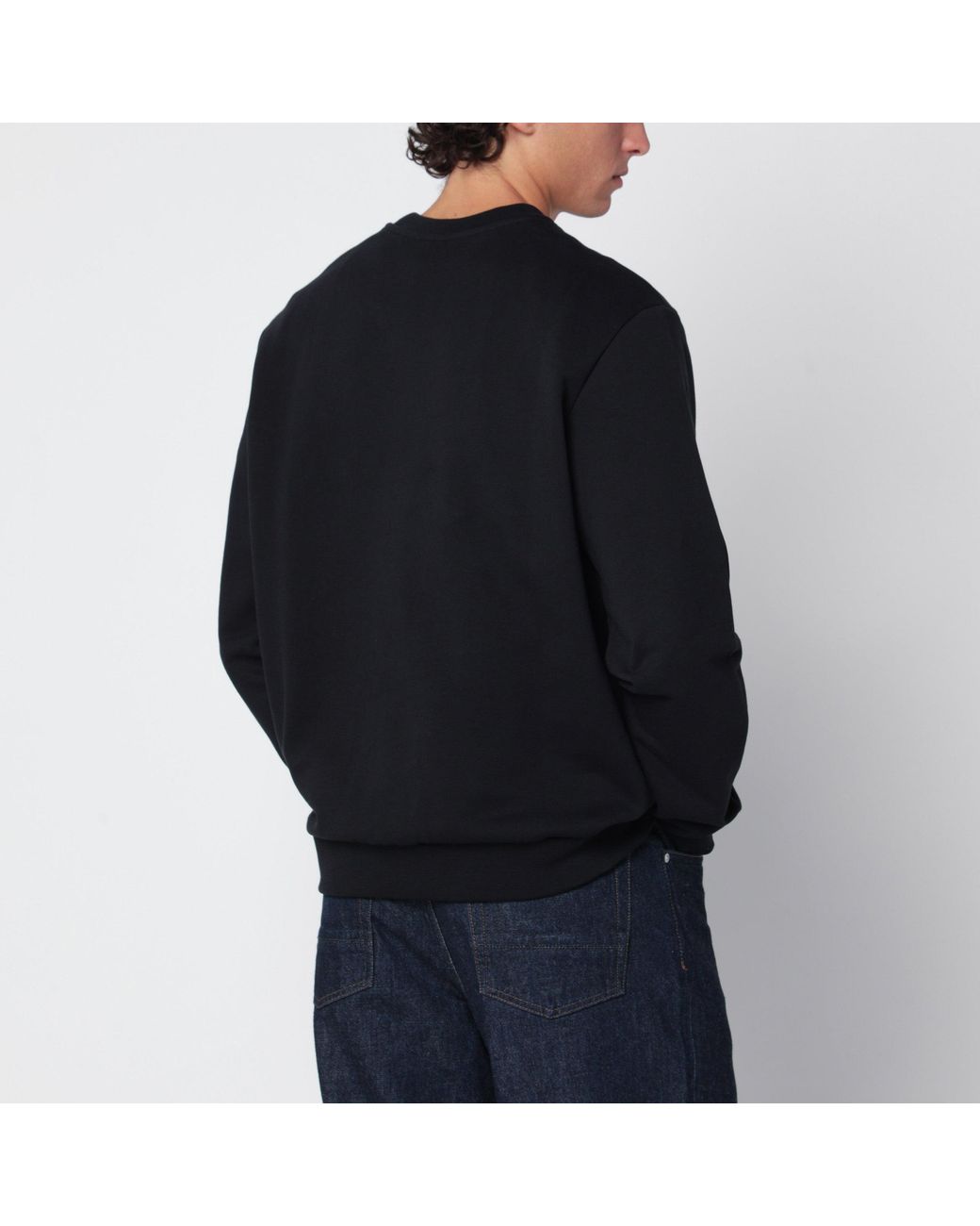 A.P.C. Black Rue Madame Sweatshirt for men