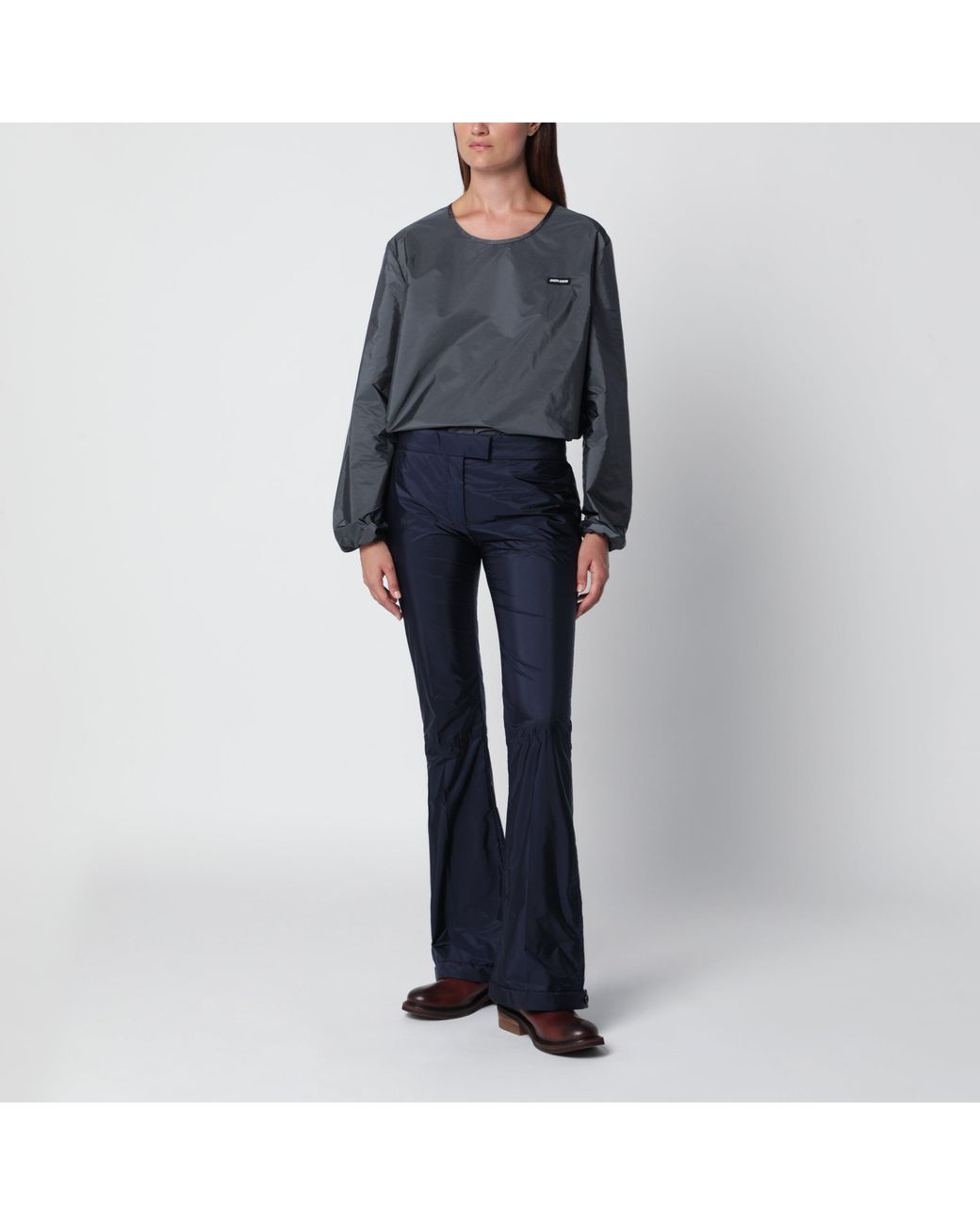 Miu Miu Black Hematite Blouse
