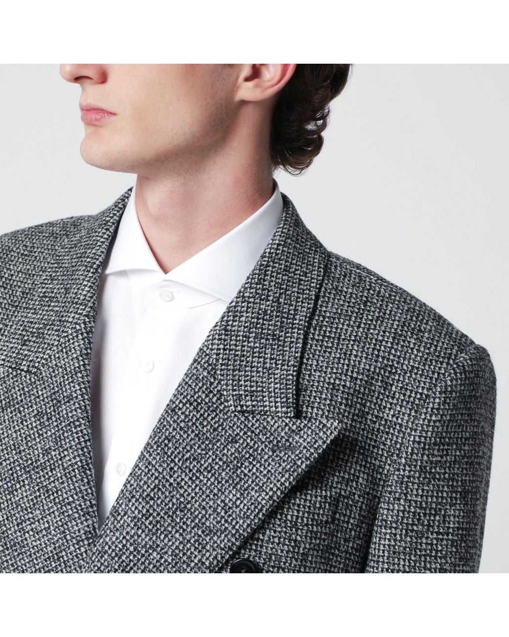 Dolce & Gabbana Gray Sinatra Double-Breasted Jacket for men