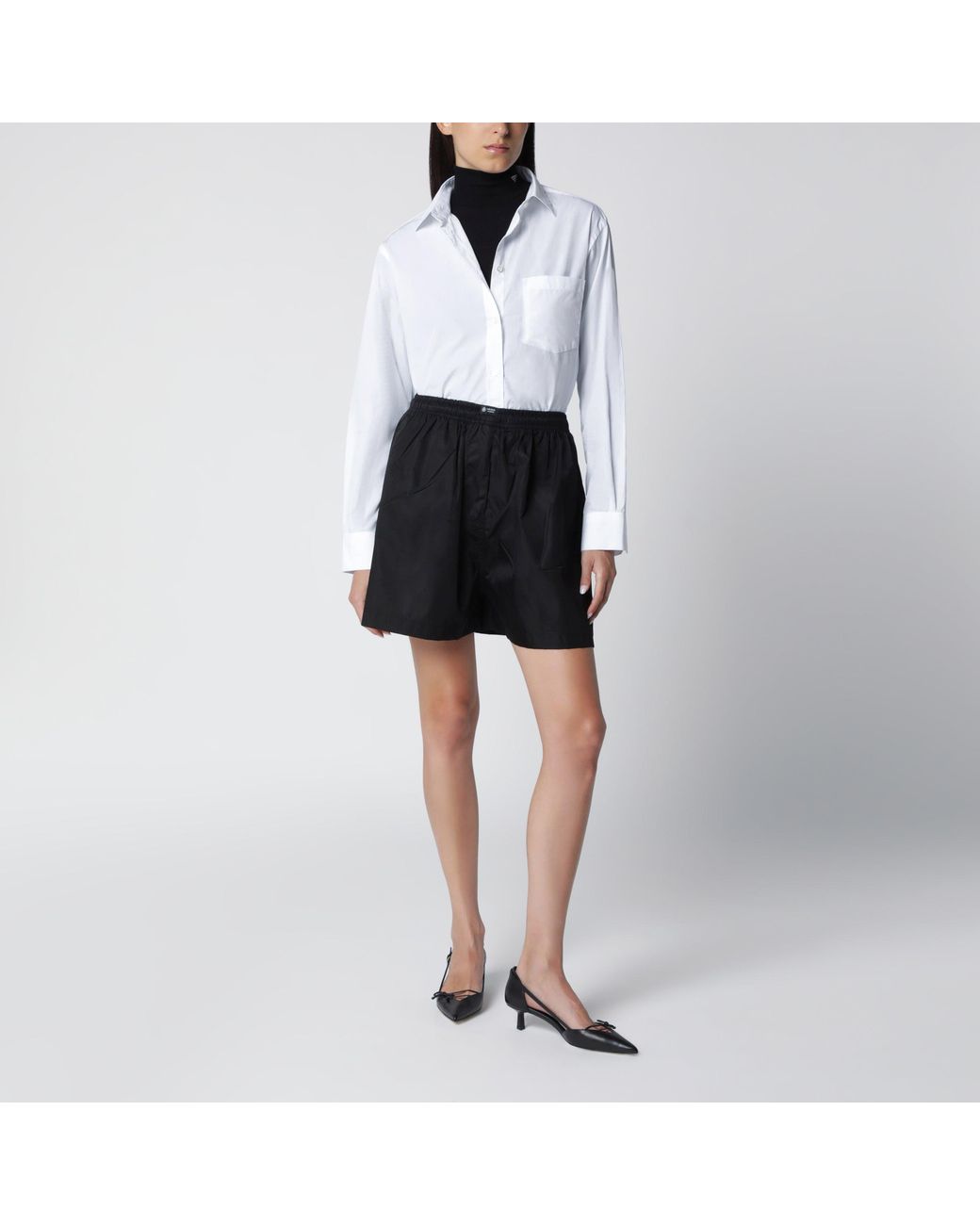 Prada Black Re-Nylon Shorts