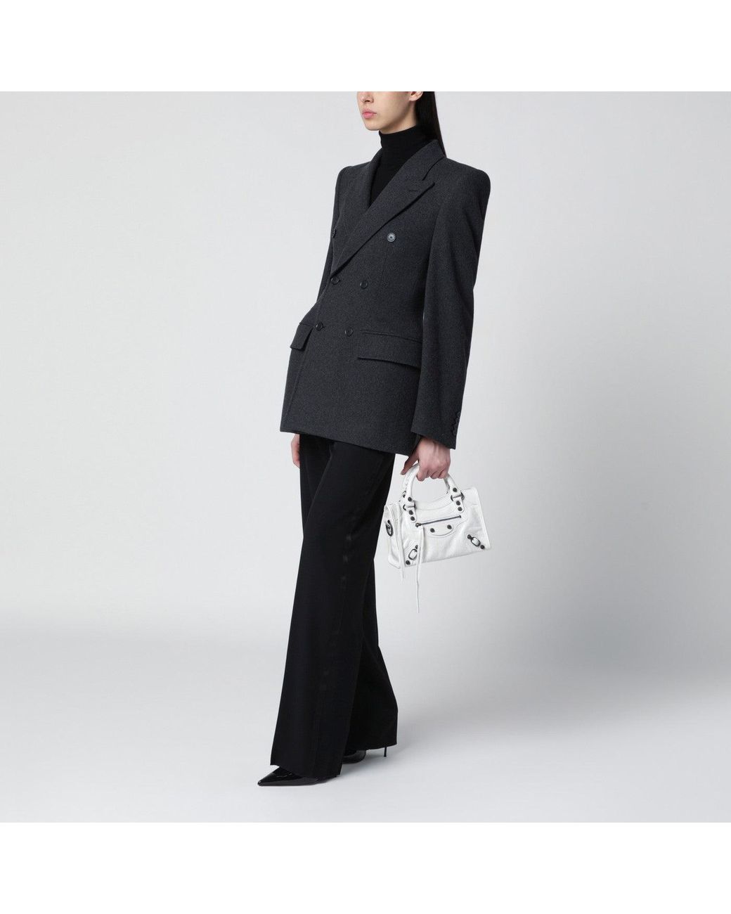 Balenciaga Black Wool Trousers
