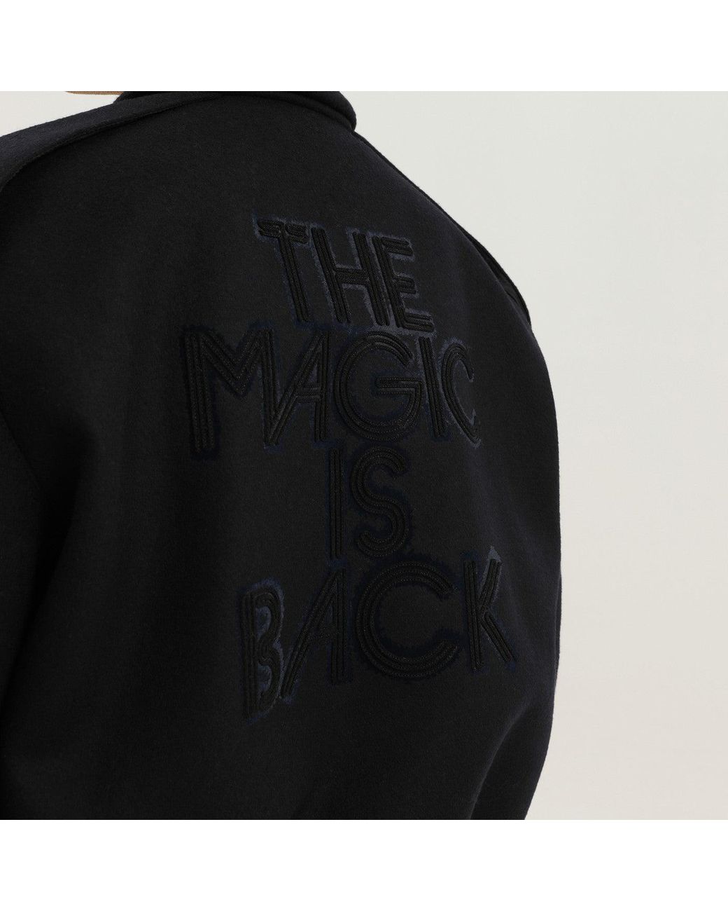1989 STUDIO Black Magic Bomber for men