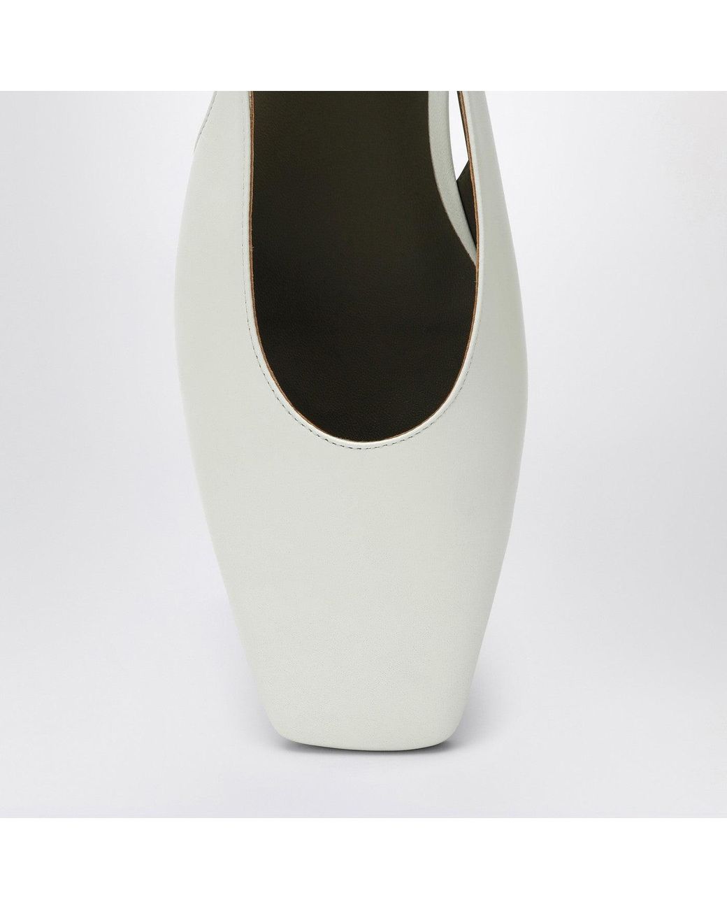MARIA LUCA White Slingback Augusta