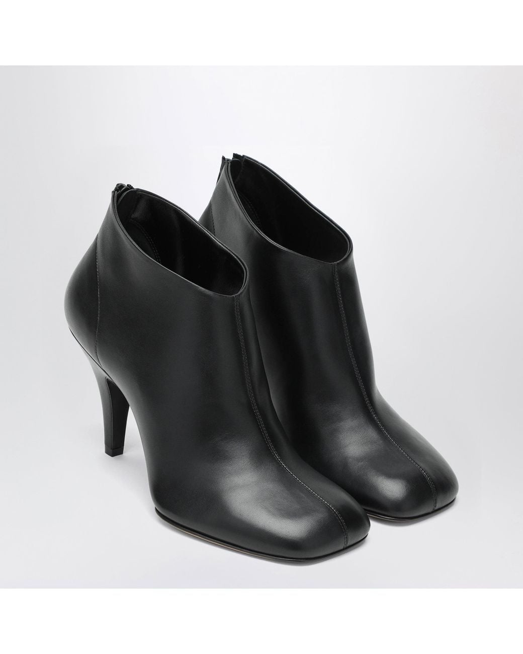 Phoebe Philo Black Soft Ankle Boot