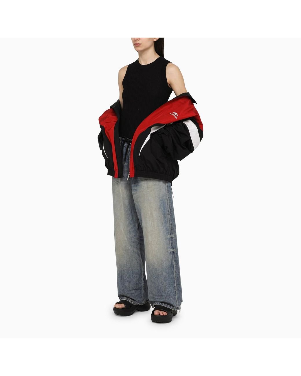 balenciaga-Black-Off-Shoulder-