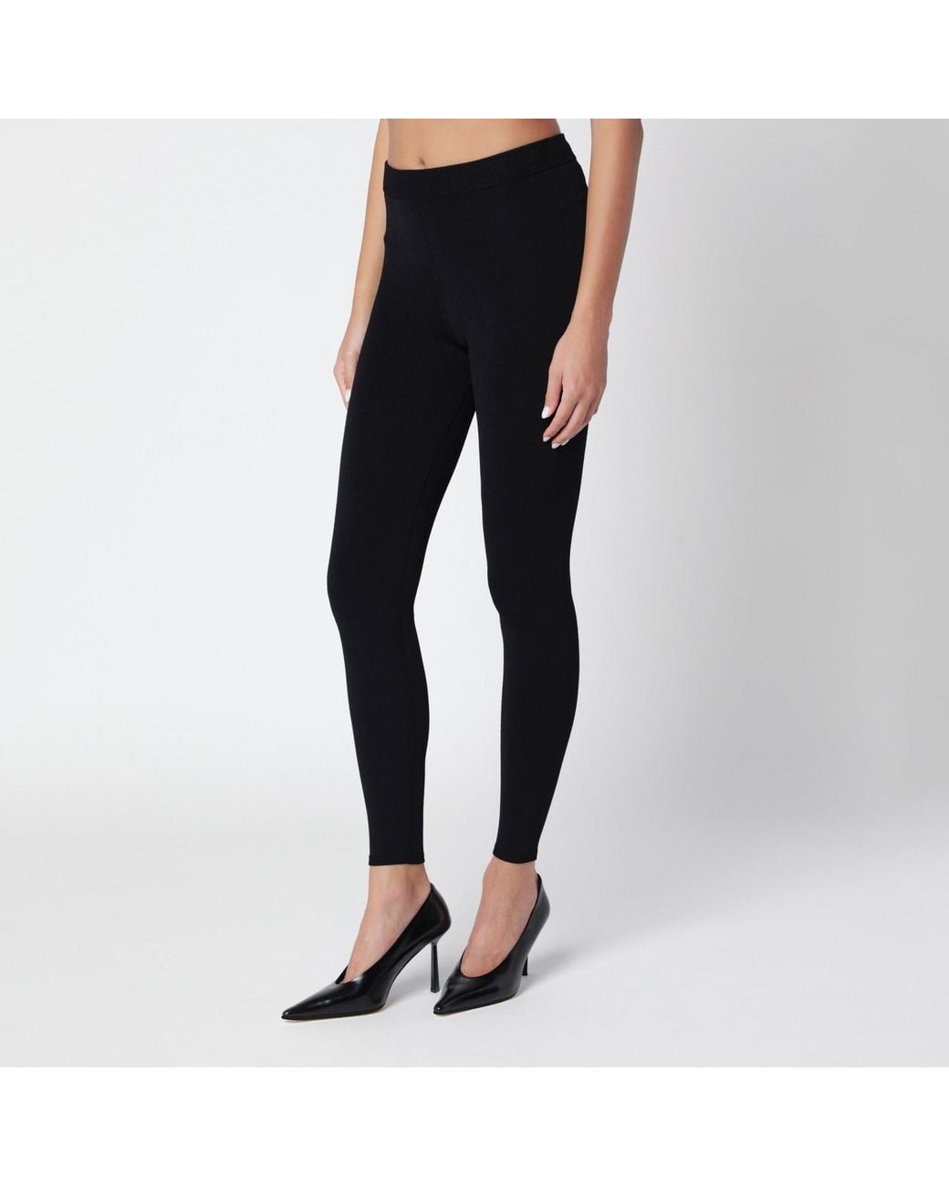 Balenciaga Black Techwear Leggings