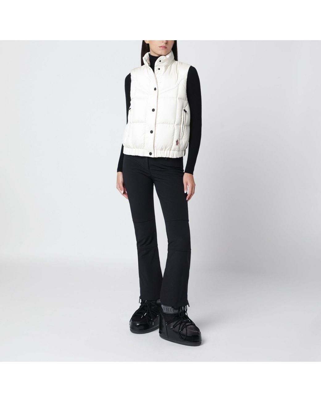 Moncler White Doucy Polyester Vest