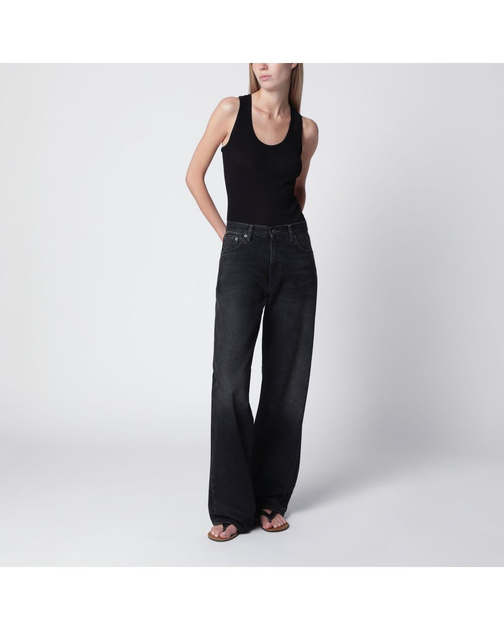 Haikure Black Korea Jeans