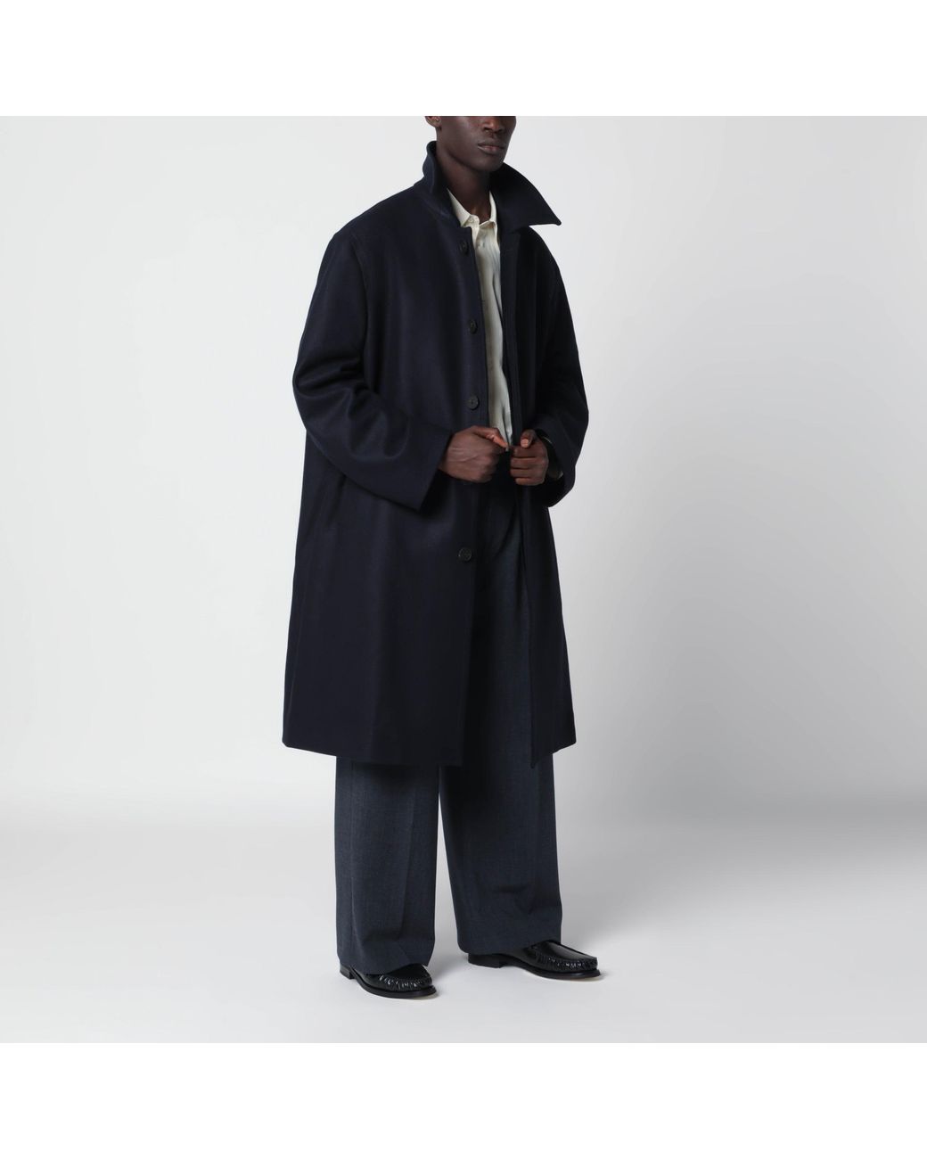 Cappotto Ady di Studio Nicholson in Black da Uomo