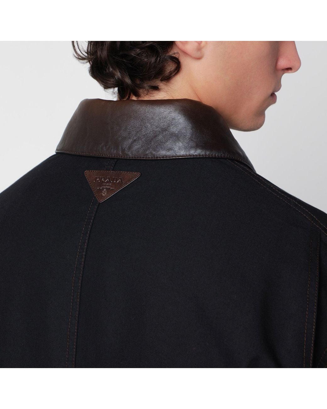 Prada Black Medium Down Jacket for men