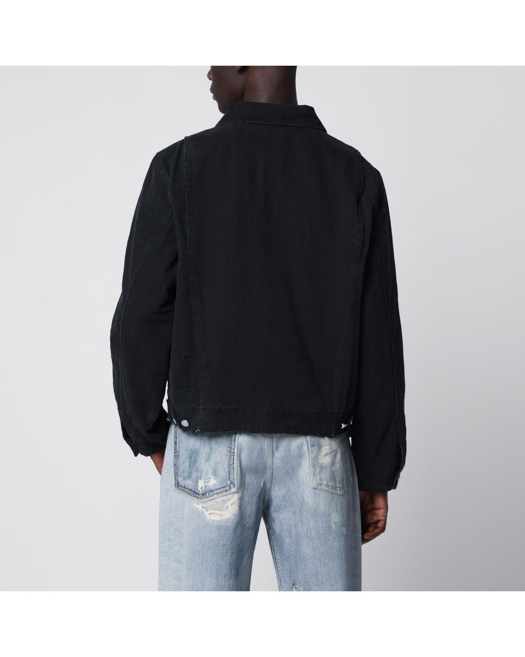 Giacca Con Zip di Represent in Black da Uomo