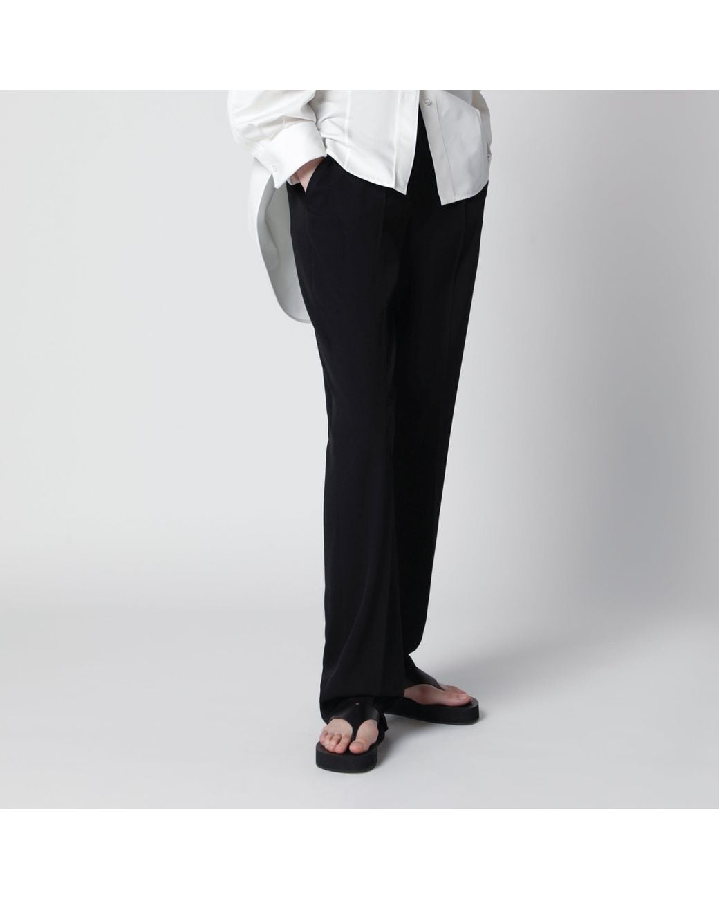 Balenciaga Black Slim Tailored Trousers