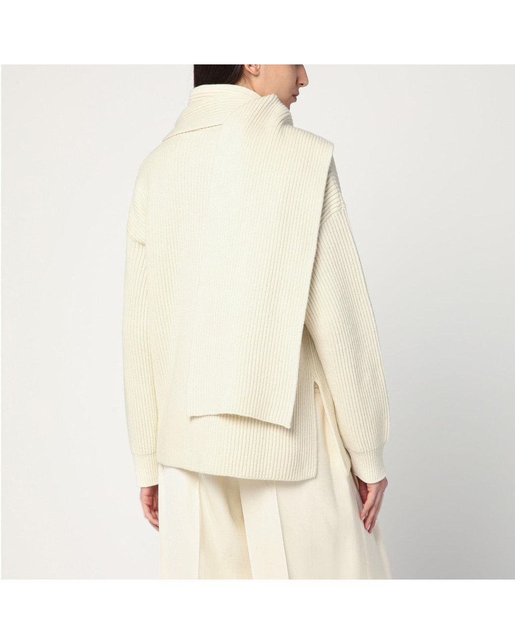 Jil Sander Natural Ivory Sweater