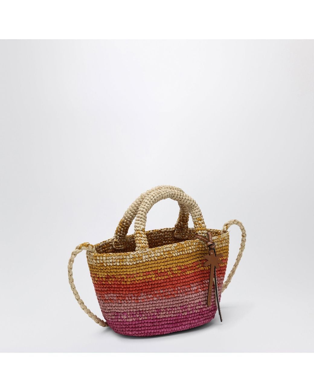 Manebí Red Mini Sunset Glow Panier Bag