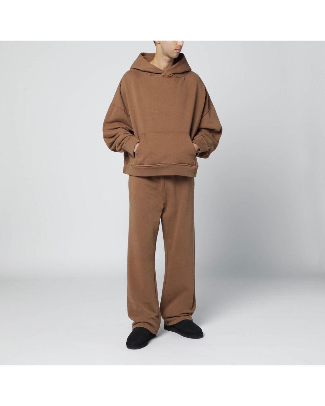 Entire studios Brown Hooded Sweatshirt for men