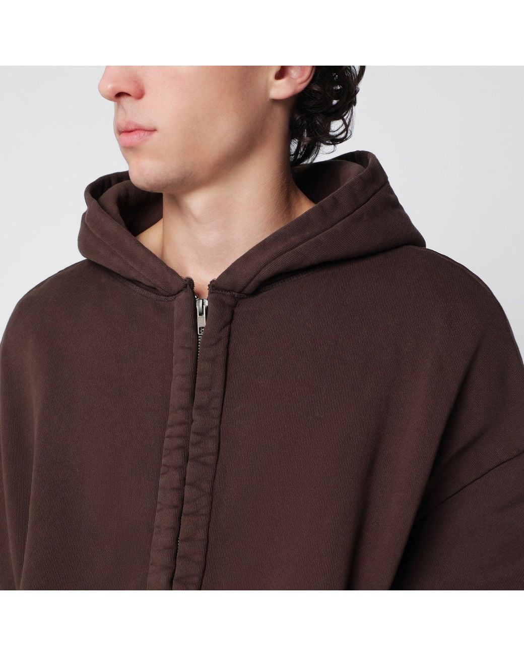 Entire studios Brown Thermal Hood V2 Hoodie for men