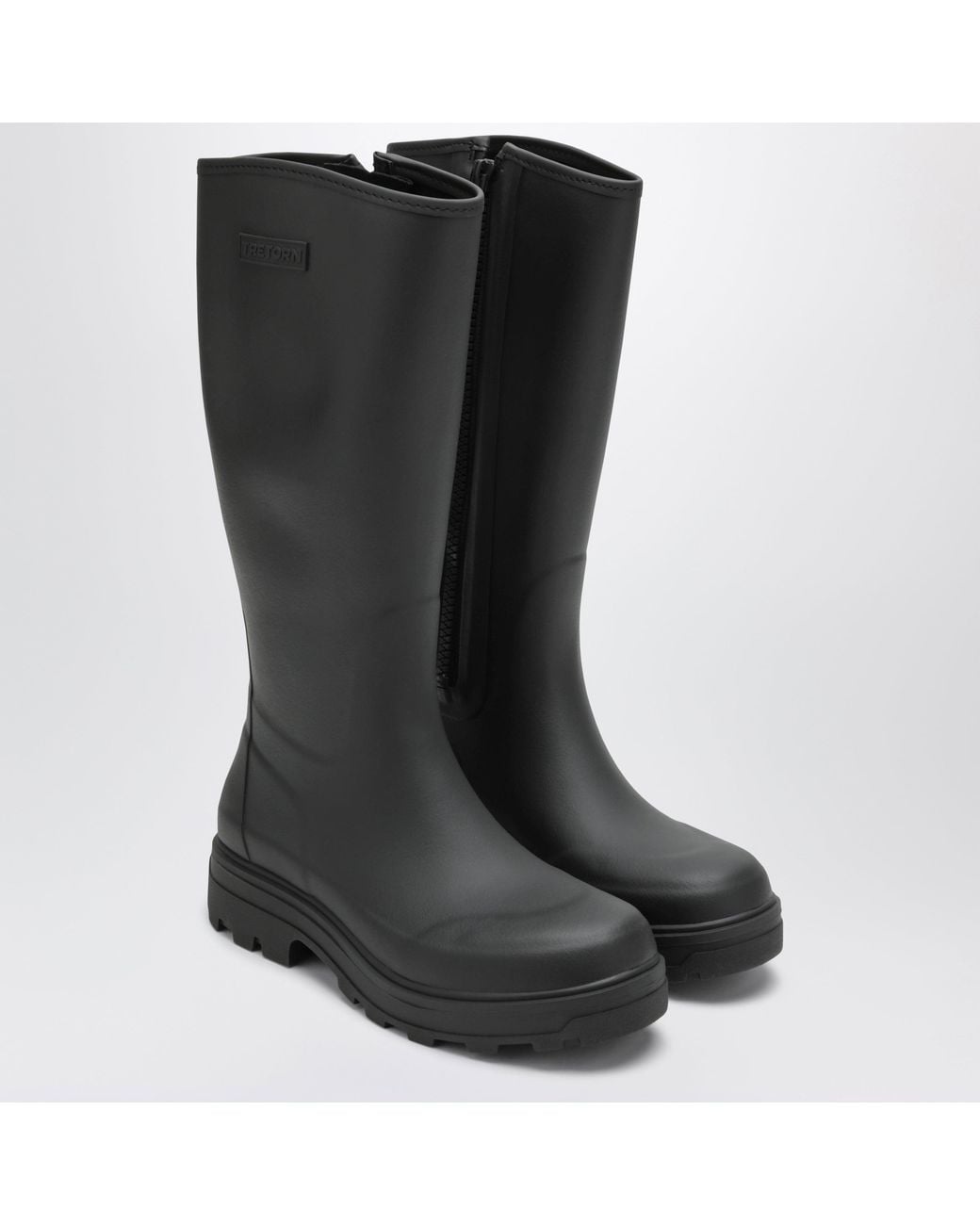 Tretorn Black Halla Rubber Boots