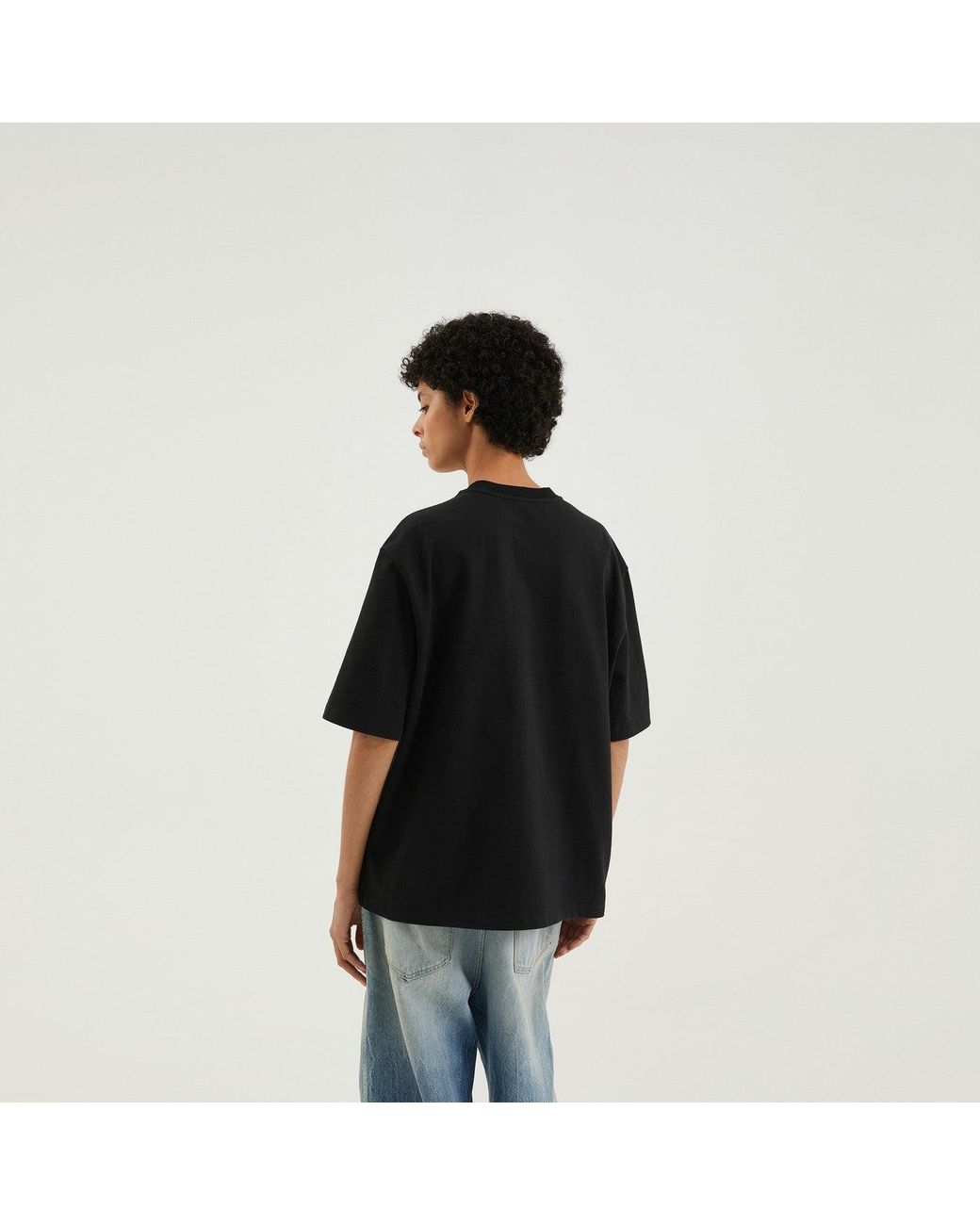 1989 STUDIO Black S/S T Shirt for men