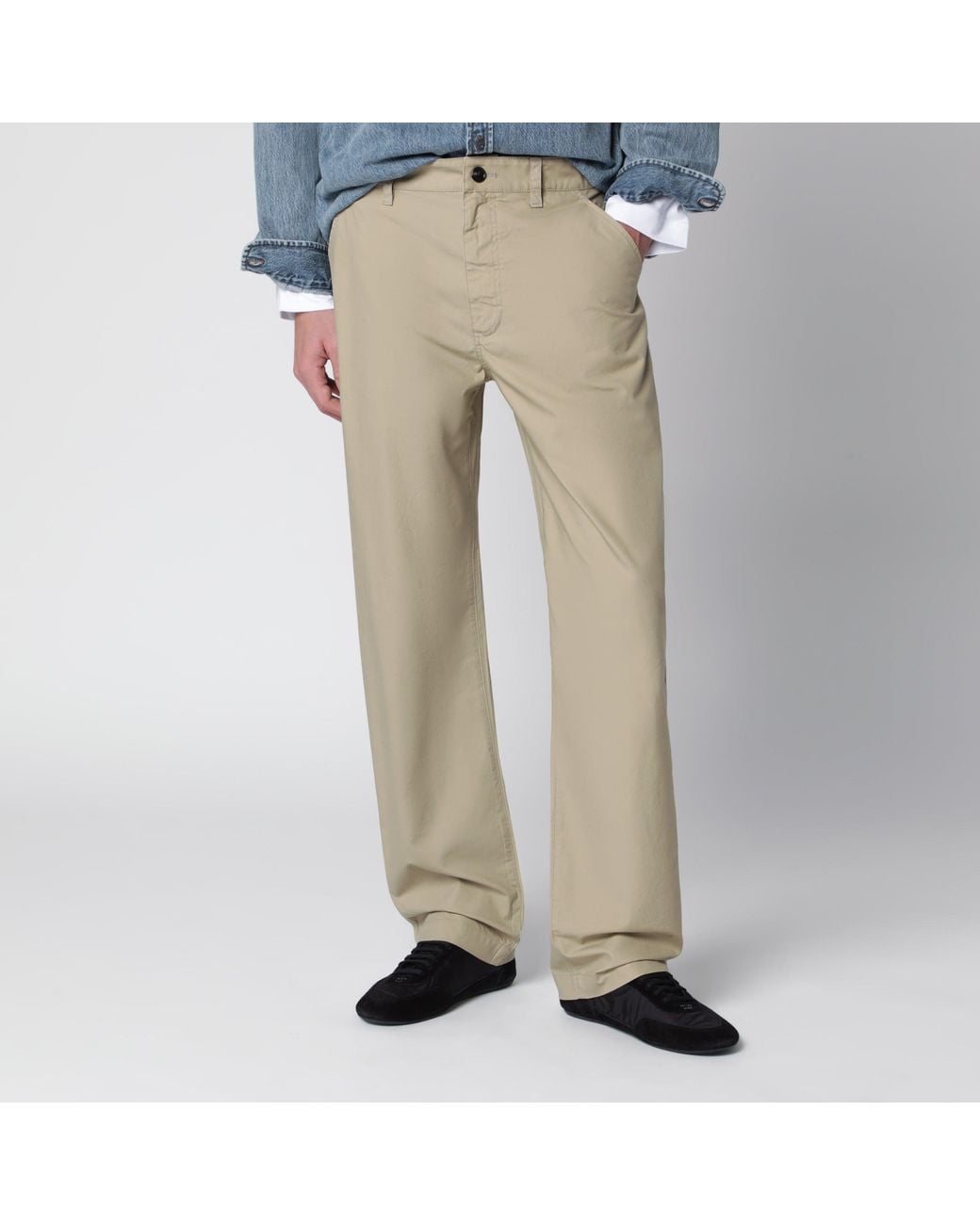 Burberry Natural Sand Trousers for men