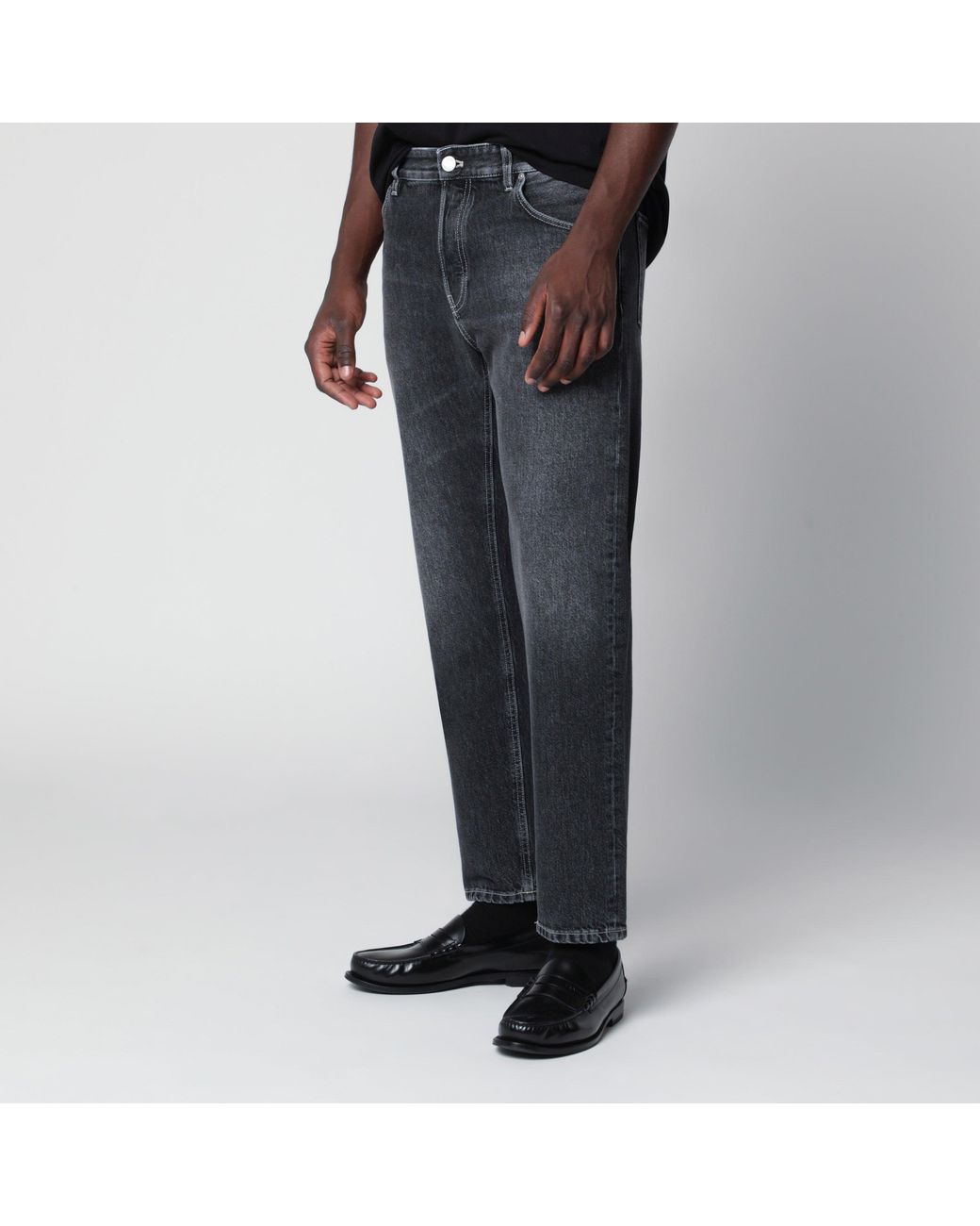 PT Torino Blue Washed Dark Jeans for men