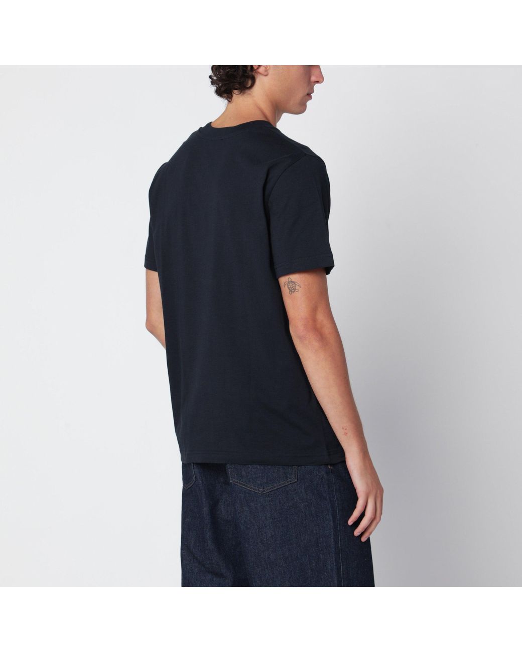 A.P.C. Black Standard Grand Cotton T-Shirt for men