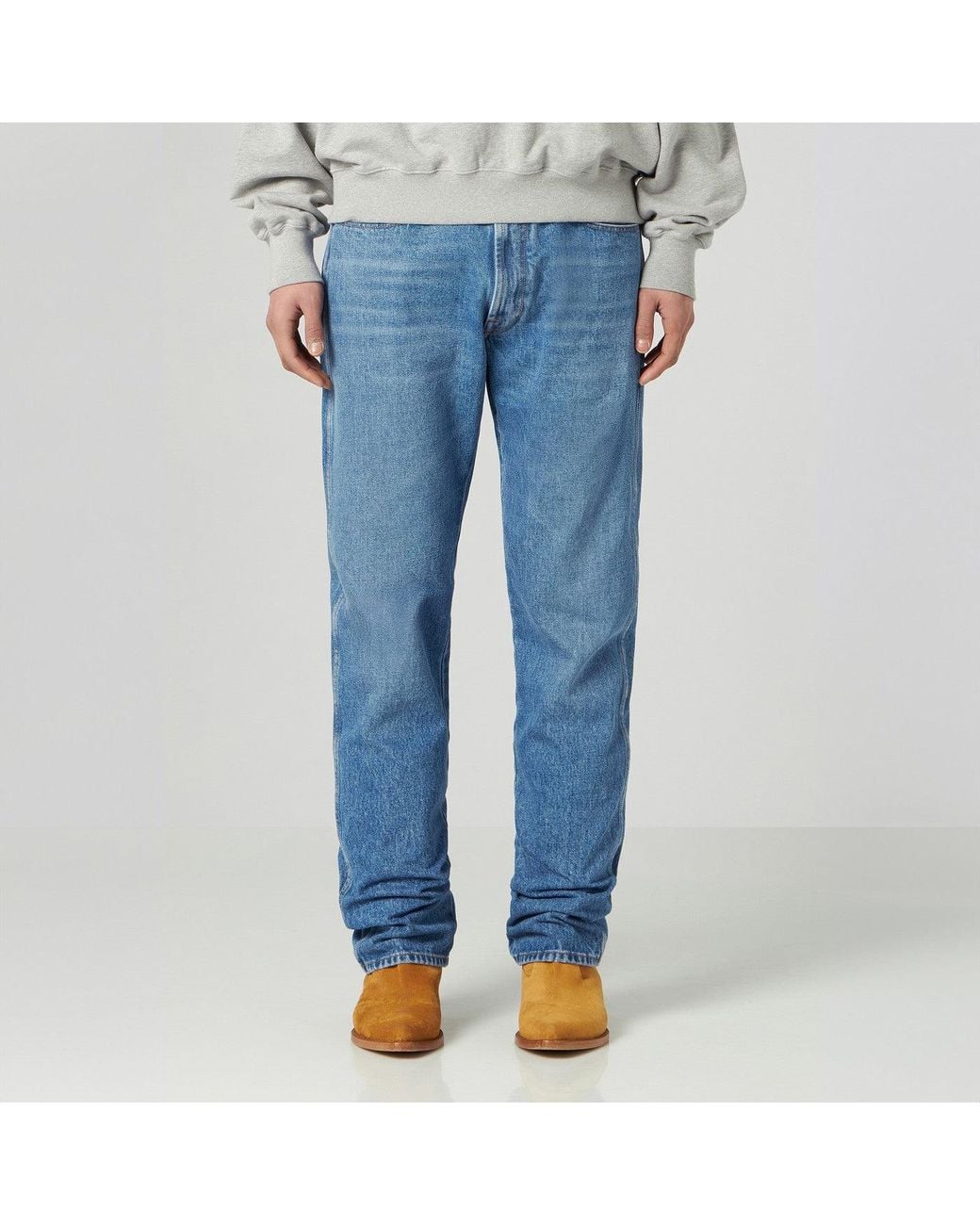 1989 STUDIO Blue Regular Denim Pants for men