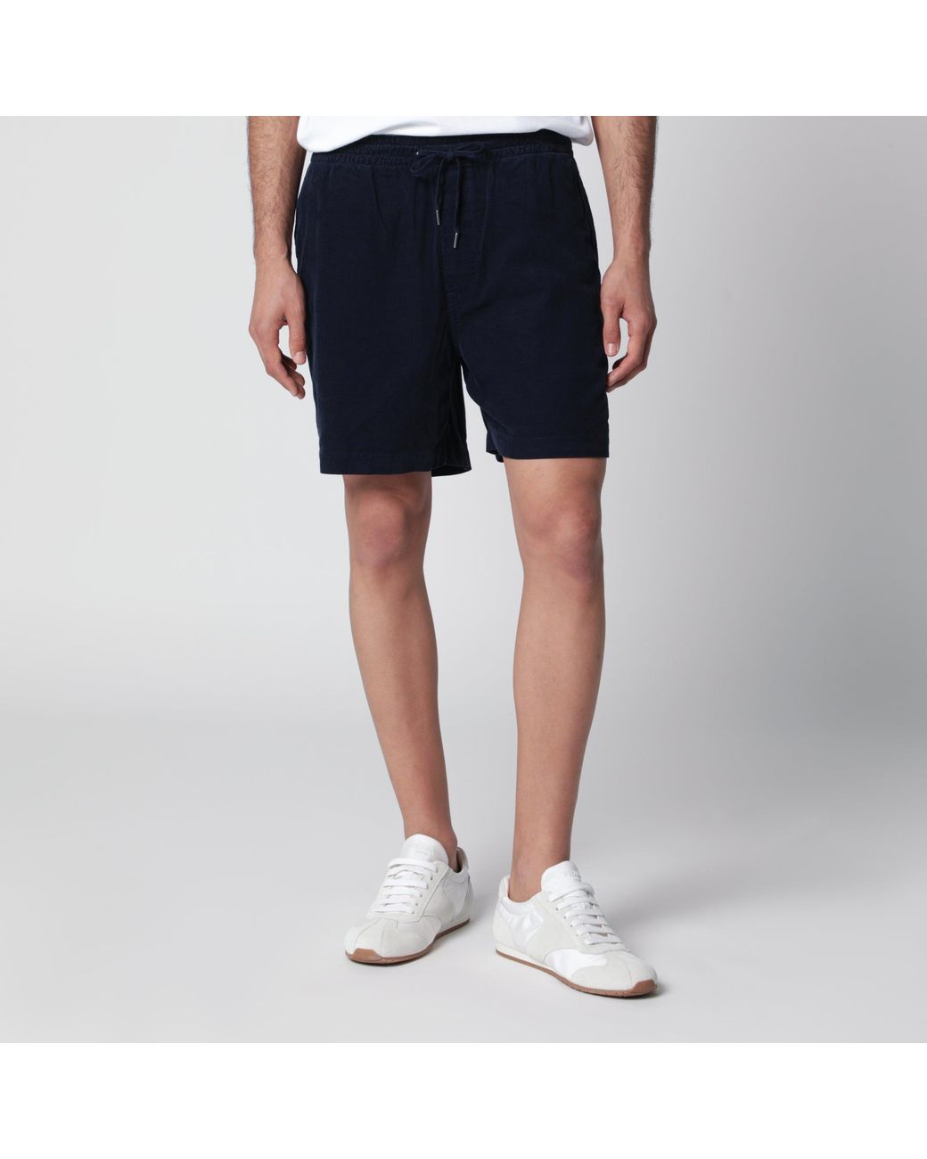 Polo Ralph Lauren Blue Ribbed Classic-Fit Shorts for men