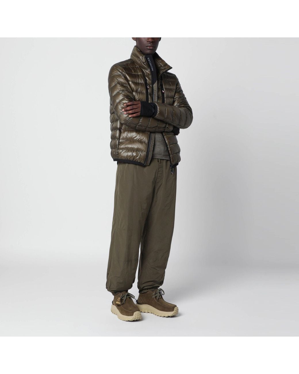 Moncler Green Hers Ripstop Ski Jacket for men