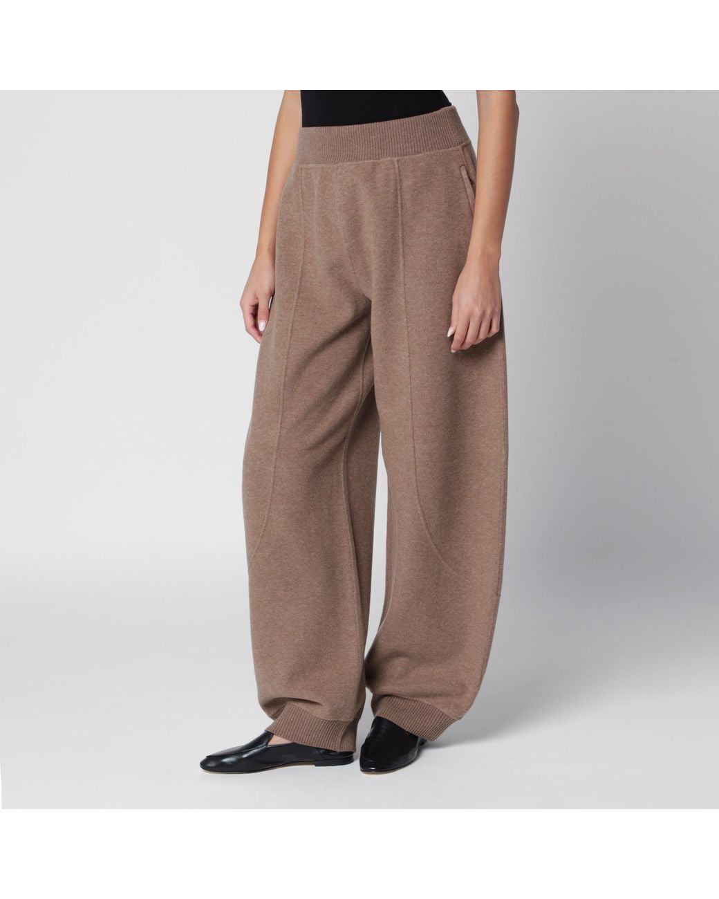 Max Mara Brown Jogger Trousers