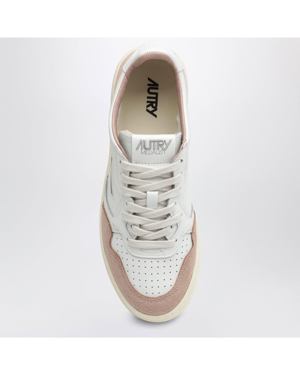Autry White Medalist Low Sneakers
