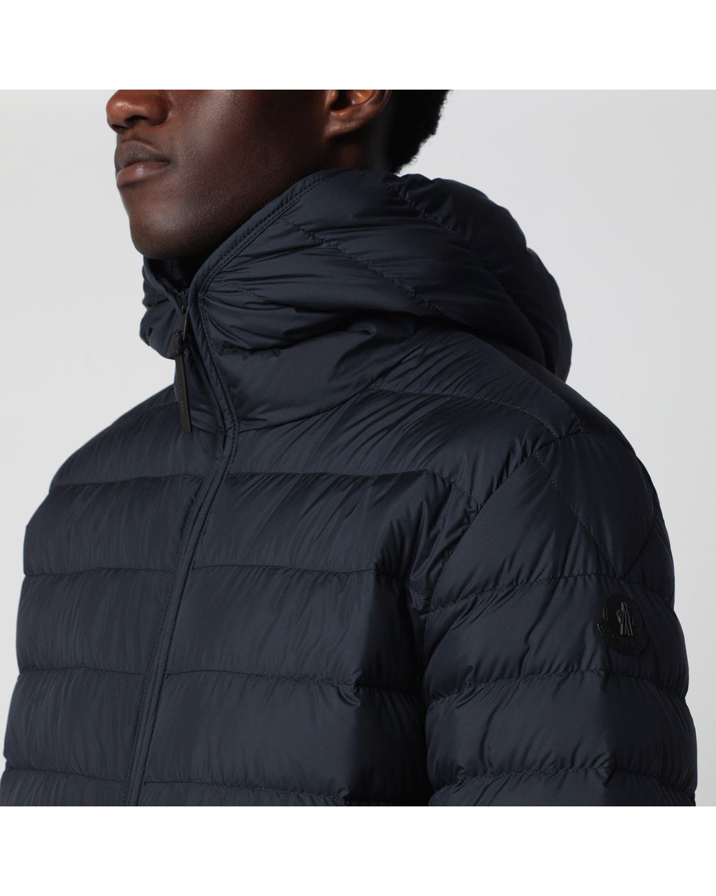Moncler Blue Solienn Down Jacket for men