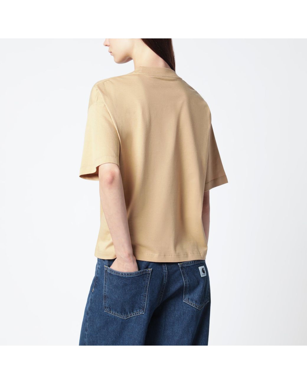 Carhartt Blue Chester Cropped T-Shirt