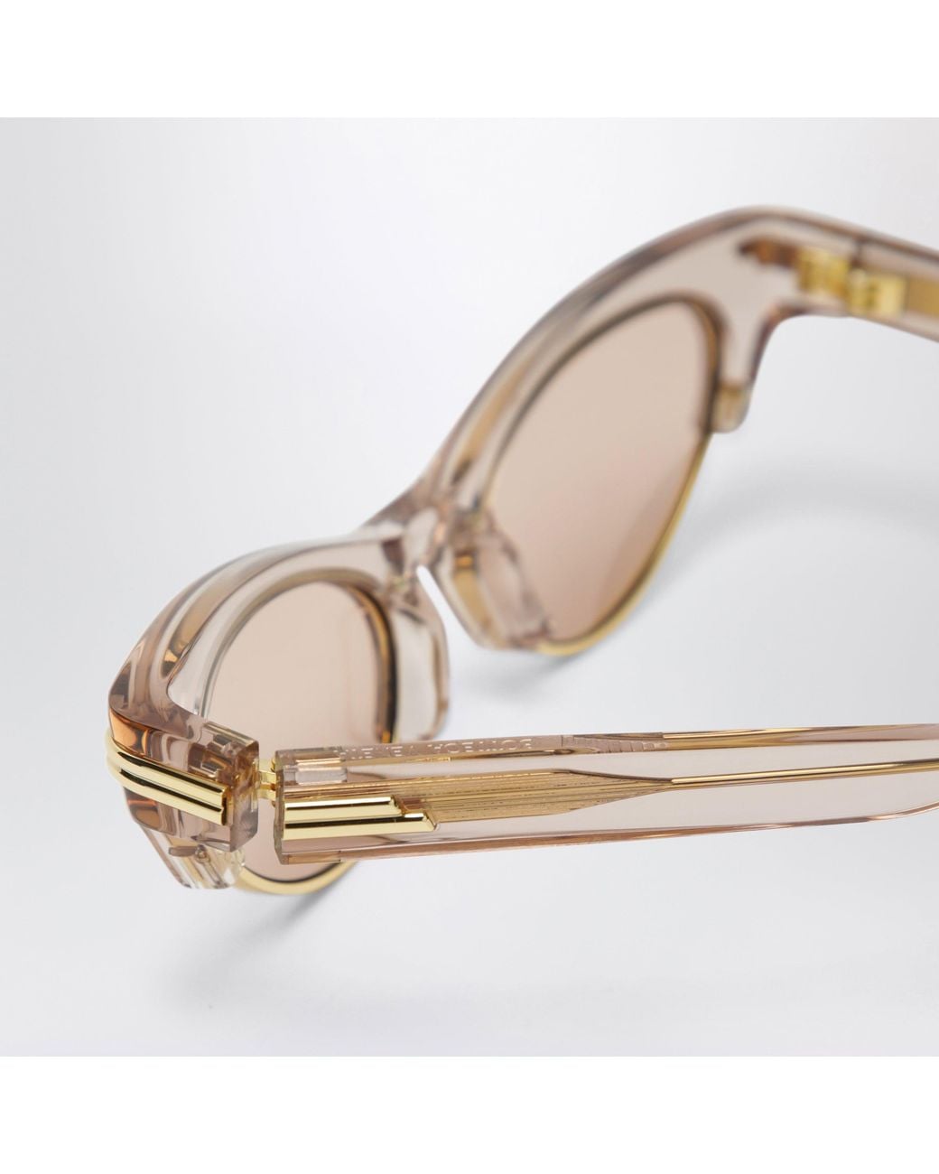 Bottega Veneta Pink Angle Cat-Eye Sunglasses