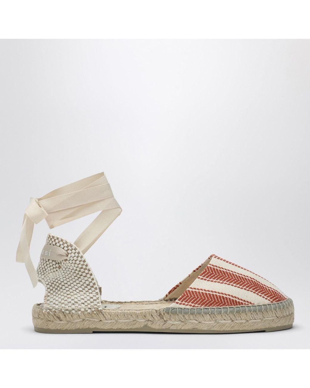 Manebí Multicolor Low Espadrilles Ivory/terracotta