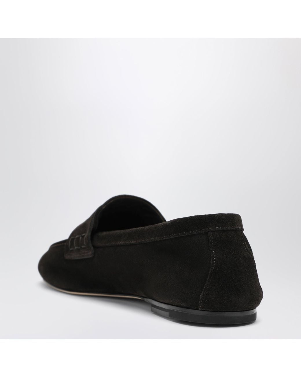 Dear Frances Black Espresso Suede Loafers