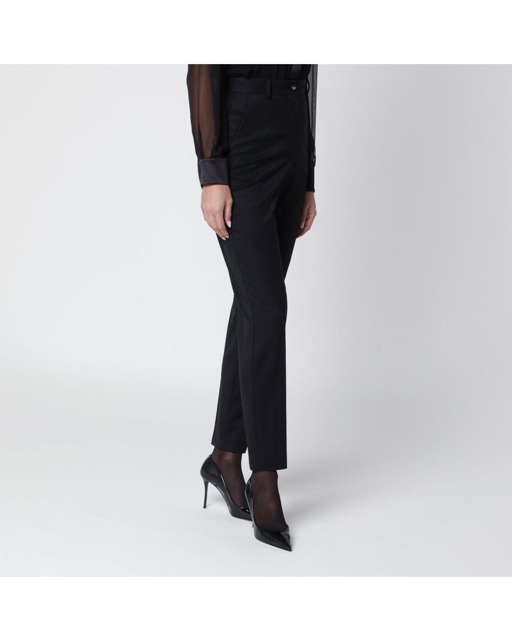 Dolce & Gabbana Black Tailored Trousers