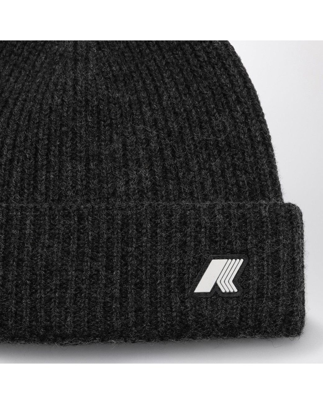 K-Way Black Brice Wool Bonnet